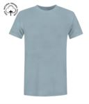 T-Shirt da lavoro organica a maniche corte, vestibilità regular fit, girocollo, certificata OEKO-TEX. Colore giallo X-CTU01B.457