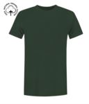 T-Shirt da lavoro organica a maniche corte, vestibilità regular fit, girocollo, certificata OEKO-TEX. Colore giallo X-CTU01B.882