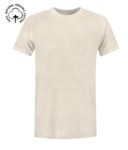 T-Shirt da lavoro organica a maniche corte, vestibilità regular fit, girocollo, certificata OEKO-TEX. Colore giallo X-CTU01B.101