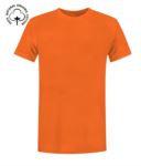 T-Shirt da lavoro organica a maniche corte, vestibilità regular fit, girocollo, certificata OEKO-TEX. Colore giallo X-CTU01B.233