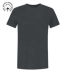 T-Shirt da lavoro organica a maniche corte, vestibilità regular fit, girocollo, certificata OEKO-TEX. Colore nero X-CTU01B.669