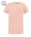 T-Shirt da lavoro organica a maniche corte, vestibilità regular fit, girocollo, certificata OEKO-TEX. Colore bianco X-CTU01B.306