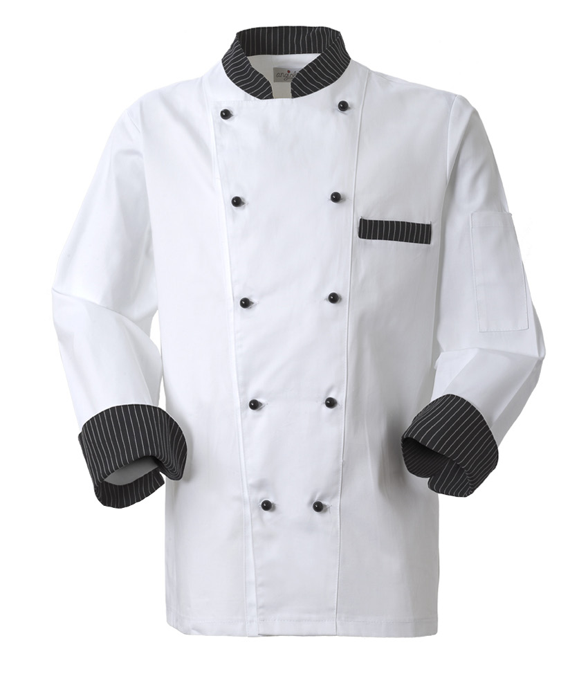 Chef Revival J205GR-S Short Sleeve Double Breasted Jacket, Small, Pewter  Grey