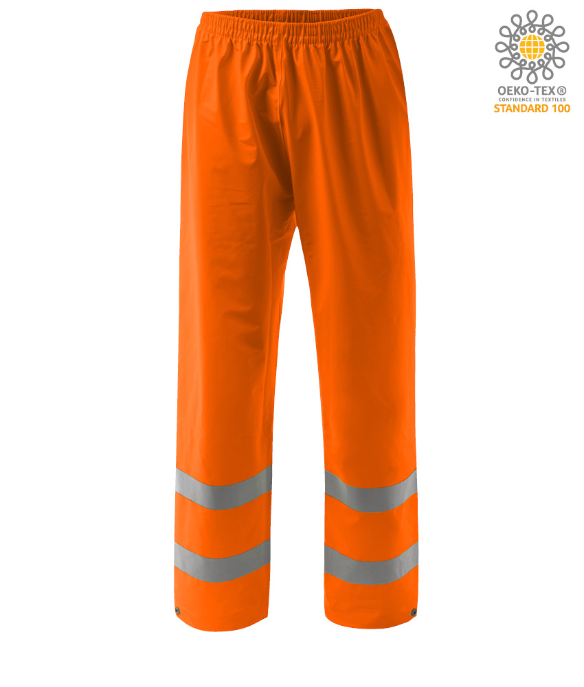 Pantalone da lavoro uomo ignifugo Modaflame Hi-Vis giallo/blu alta  visibilità per benzinai, pompieri - Portwest 