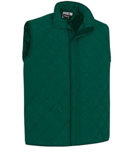 Gilet da lavoro imbottito verde