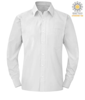 men long sleeved shirt White color for professional use