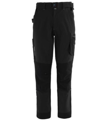 Pantalone multitasche light nero