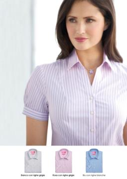 Stretch tops viscose and elastane shirt. Clothing for receptionists, hostesses, hoteliers. Ask for a free quote.