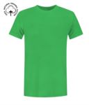 T-Shirt da lavoro organica a maniche corte, vestibilità regular fit, girocollo, certificata OEKO-TEX. Colore lime X-CTU01B.515