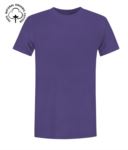 T-Shirt da lavoro organica a maniche corte, vestibilità regular fit, girocollo, certificata OEKO-TEX. Colore grigio scuro X-CTU01B.351