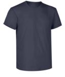 T-shirt da lavoro, collo in costina con Elastane, colore azzurro royal X-CTU002.003