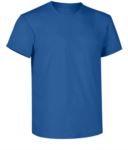 T-shirt da lavoro, collo in costina con Elastane, colore azzurro royal X-CTU002.450
