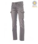 Pantalone jeans multitasche grigio PAHUMMER.GRC