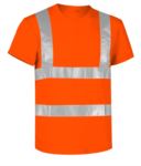 T-shirt alta visibilità con bande riflettenti, certificata EN 20471, colore giallo PAAVENUE.AR