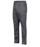 Pantalone invernale Blu Navy PAWORKERWINTER.GR