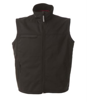 Waterproof and breathable soft shell waistcoat